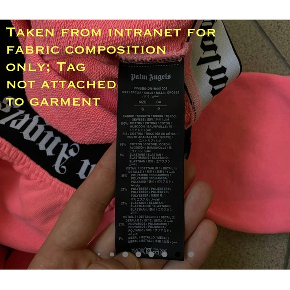 PALM ANGELS Basic Cropped Hoodie - Picture 12 of 12